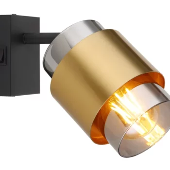 Applique Spot Verre Métal on/off 15560-1 Marque Globo