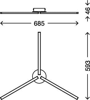 Plafonnier Led 1500lm 3000K Marque Briloner – Image 7